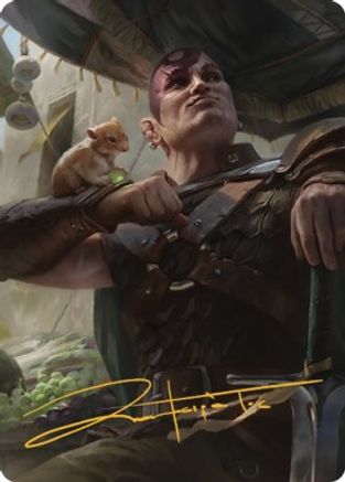 Minsc & Boo, Timeless Heroes Art Card (38/81) (Gold-Stamped Signature)