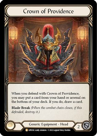 Crown of Providence - Uprising - Flesh and Blood TCG