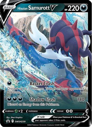 SWSH: Sword & Shield Promo Cards Hisuian Samurott V #SWSH239