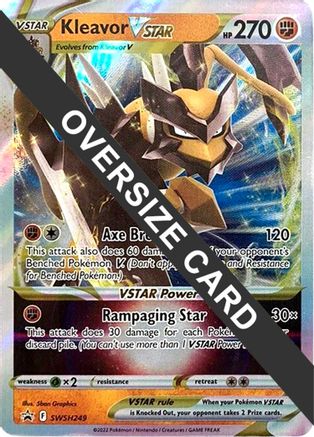 Jumbo Cards Kleavor VSTAR #SWSH249