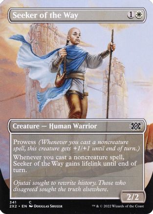 Seeker of the Way (Borderless) - Double Masters 2022 - Magic: The Gathering