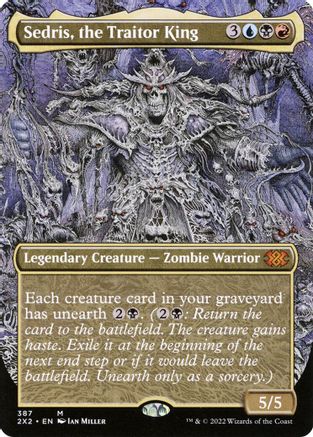 Sedris, the Traitor King (Borderless)