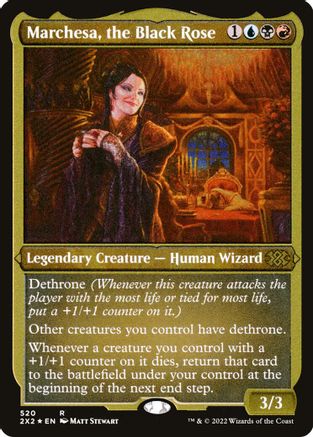 Marchesa, the Black Rose (Foil Etched)