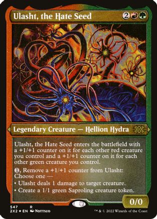 Ulasht, the Hate Seed (Foil Etched)