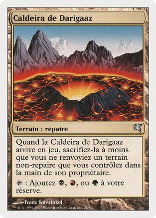 Darigaaz's Caldera (French) - "Caldeira de Darigaaz"