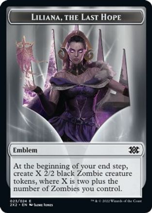 Emblem - Liliana, the Last Hope // Spirit (002) Double-sided Token ...