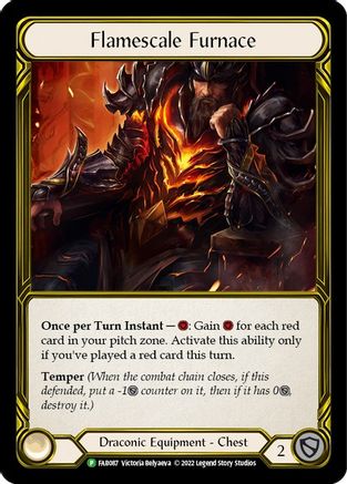 Flamescale Furnace (Golden) - Flesh and Blood: Promo Cards - Flesh