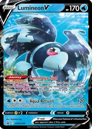 SWSH: Sword & Shield Promo Cards Lumineon V #SWSH250