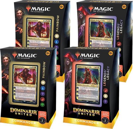 Dominaria United Commander Deck Display