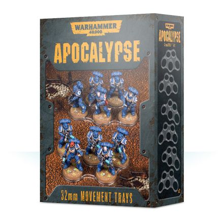 Warhammer 40K Apocalypse 32mm Movement Trays NIB Free Shipping 
