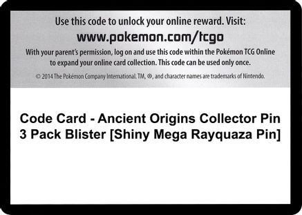 Pokemon Shiny Mega Rayquaza Collector's Pin