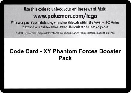 Phantom Forces Pokemon TCG Live Codes