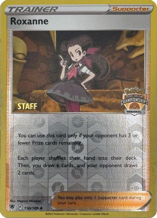 League & Championship Cards Roxanne - 150/189 (Regional Championships) [Staff] #150