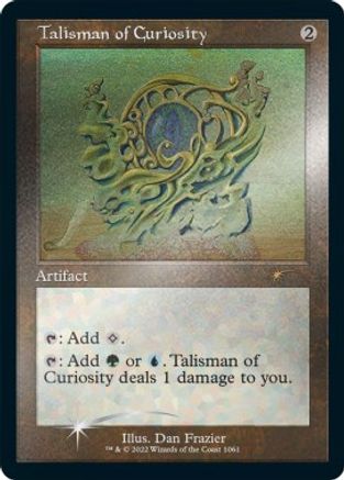 Talisman of Curiosity (Retro Frame) (Foil Etched)