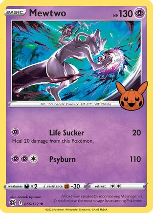 Mewtwo 56 Trick or Trade BOOster Bundle Pokémon card