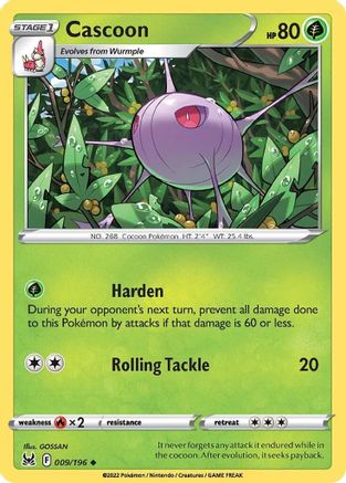 SWSH11: Lost Origin Cascoon #009