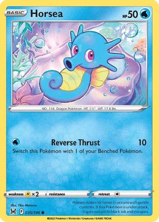 SWSH11: Lost Origin Horsea #035