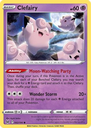 SWSH11: Lost Origin Clefairy #062