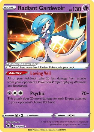 SWSH11: Lost Origin Radiant Gardevoir #069