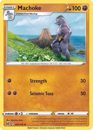 SWSH11: Lost Origin Machoke #087