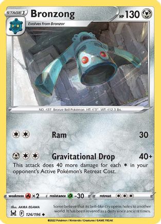 SWSH11: Lost Origin Bronzong #126
