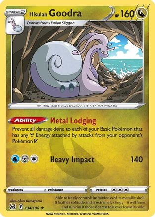 SWSH11: Lost Origin Hisuian Goodra #134