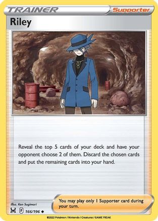SWSH11: Lost Origin Riley #166