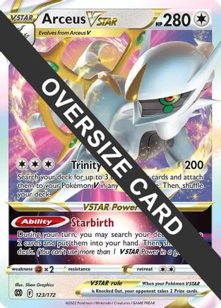 Jumbo Cards Arceus VSTAR #123