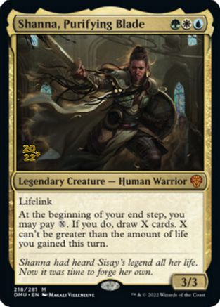 Shanna, Purifying Blade