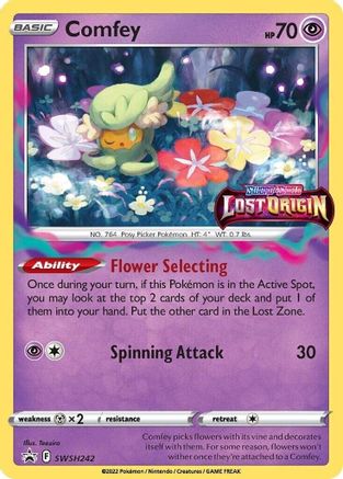 SWSH: Sword & Shield Promo Cards Comfey - SWSH242 (Prerelease) #SWSH242