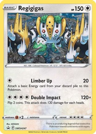 SWSH: Sword & Shield Promo Cards Regigigas - SWSH247 (Cosmos Holo) #SWSH247