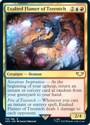 Exalted Flamer of Tzeentch (Surge Foil)