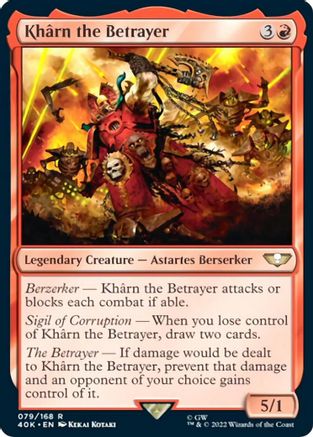 Kharn the Betrayer (Surge Foil)