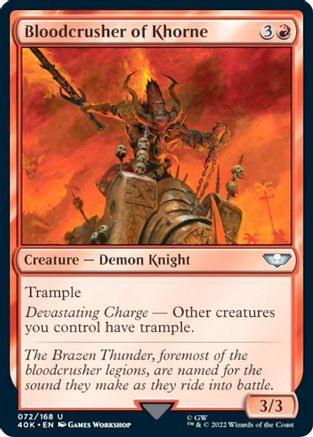 Bloodcrusher of Khorne (Surge Foil)