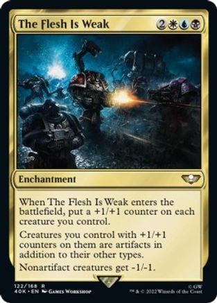 The Flesh Is Weak (Surge Foil)