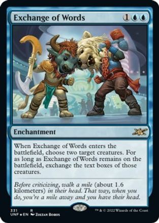 Exchange of Words (Galaxy Foil)