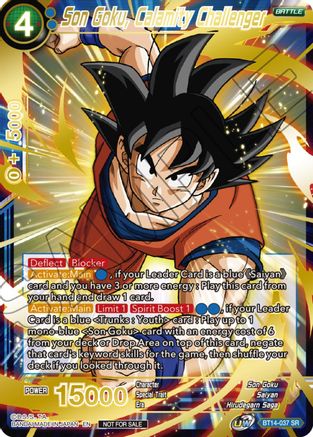 Son Goku, Calamity Challenger - Tournament Promotion Cards - Dragon ...