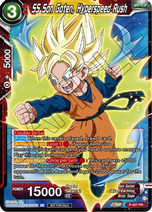 SS Son Goten, Hyperspeed Rush (Zenkai Series Tournament Pack Vol.1 ...