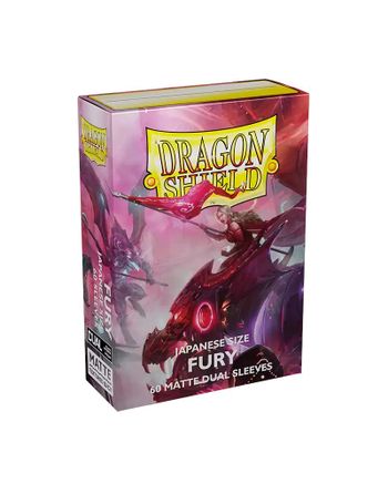 Dragon Shield Dual Matte Japanese Sleeves - Fury (60-Pack) - Dragon ...