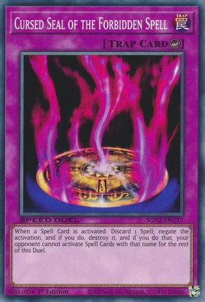 Cursed Seal Of The Forbidden Spell - Speed Duel Gx: Midterm Paradox - Yugioh