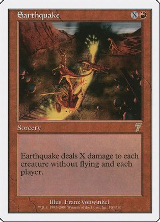 Earthquake - 7th Edition - Magic: The Gathering