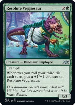 Resolute Veggiesaur (Galaxy Foil)