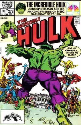 The Incredible Hulk #278 (Direct) - The Incredible Hulk (1968 Series ...