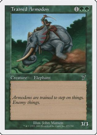 Trained Armodon