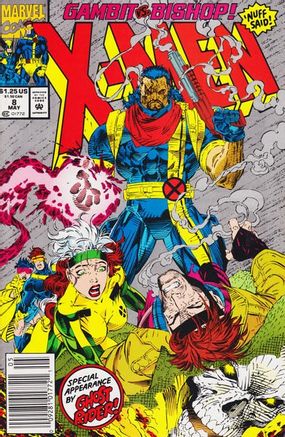 X-Men #8 (Newsstand) - X-Men (1991 Series) - Marvel Comics