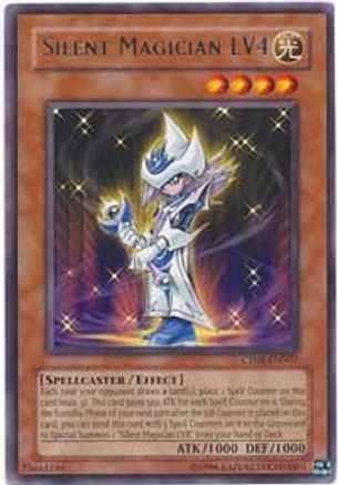 Yugioh Silent Magician LV4 Rare CP08 Lightly Played 