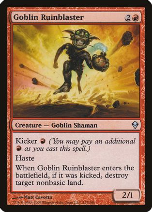 4x Goblin Ruinblaster Zendikar MtG Magic Red Uncommon 4 x4 Card Cards 