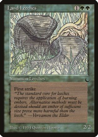 Land Leeches - The Dark - Magic: The Gathering