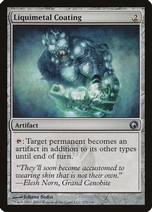 4 Chinese Liquimetal Coating Playset Scars of Mirrodin Magic the Gathering MTG 