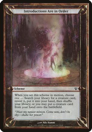 Introductions Are in Order (Archenemy)
